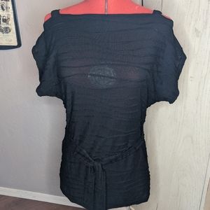 Cold Shoulder Tunic Top